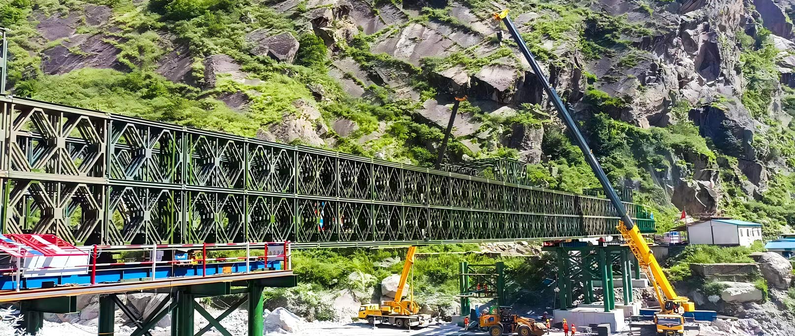 Jilong Port Lifeline Bridge in Nepal