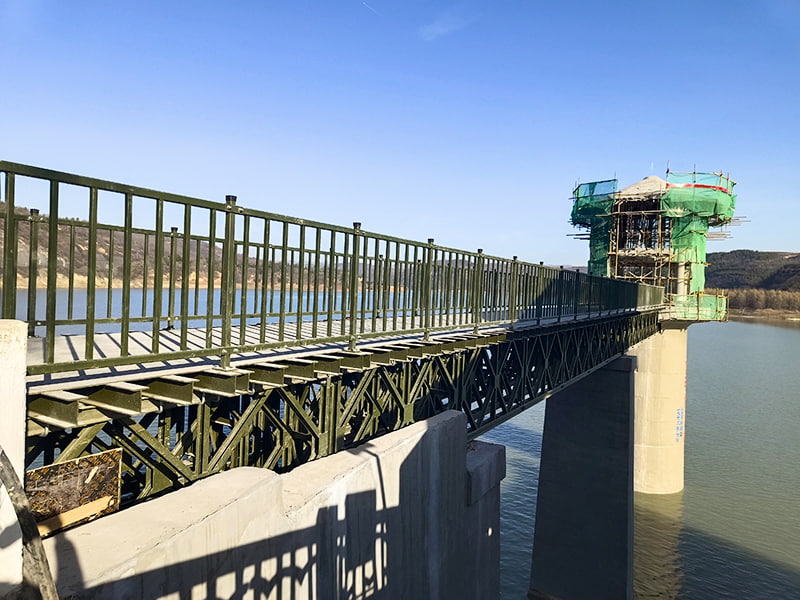 Painted Steel Approach Bridge