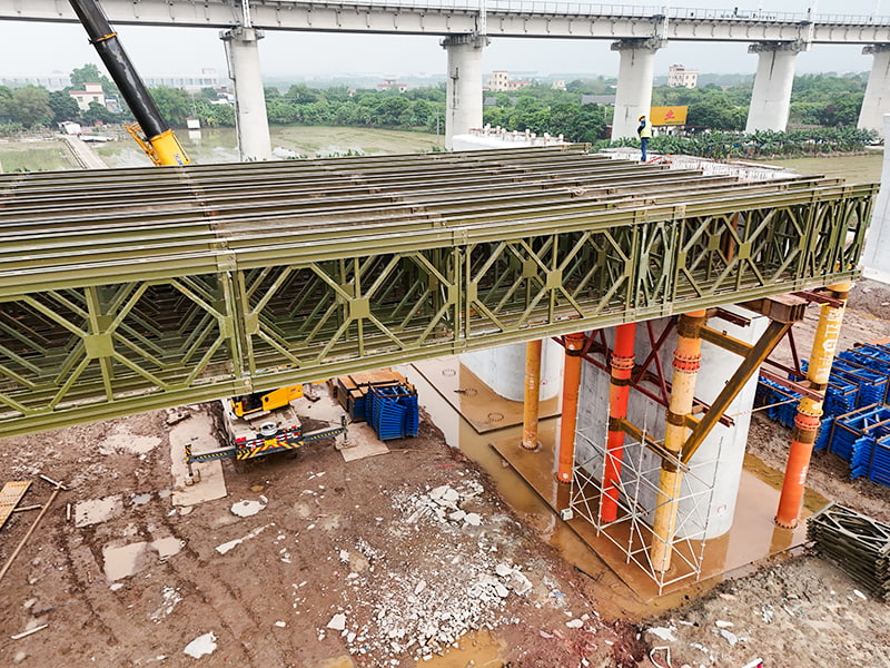 High-Speed Rail Project Dedicated Super Bailey Construction Support