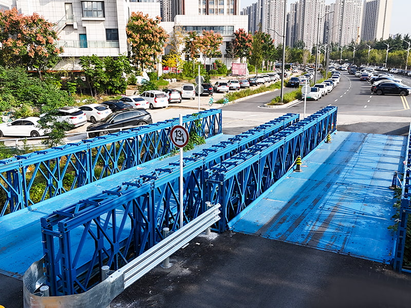 CB 200 Bailey Bridge Two-Lane Single-Layer Double-Row Reinforced Bailey Bridge