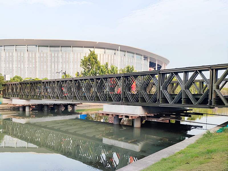 CB 200 Bailey Bridge Four-Row Single-Layer Reinforced Bailey Bridge