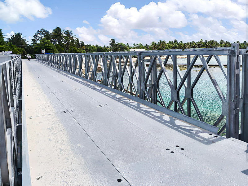 CB 200 Bailey Bridge Double-Row Single-Layer Galvanized Bailey Bridge