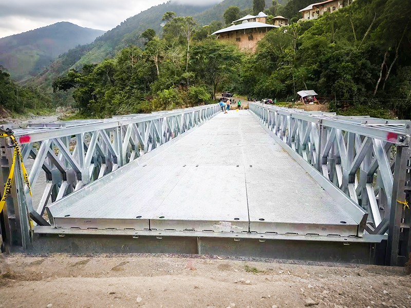 CB 100 Bailey Bridge Double-Row Single-Layer Custom Galvanized Bailey Bridge